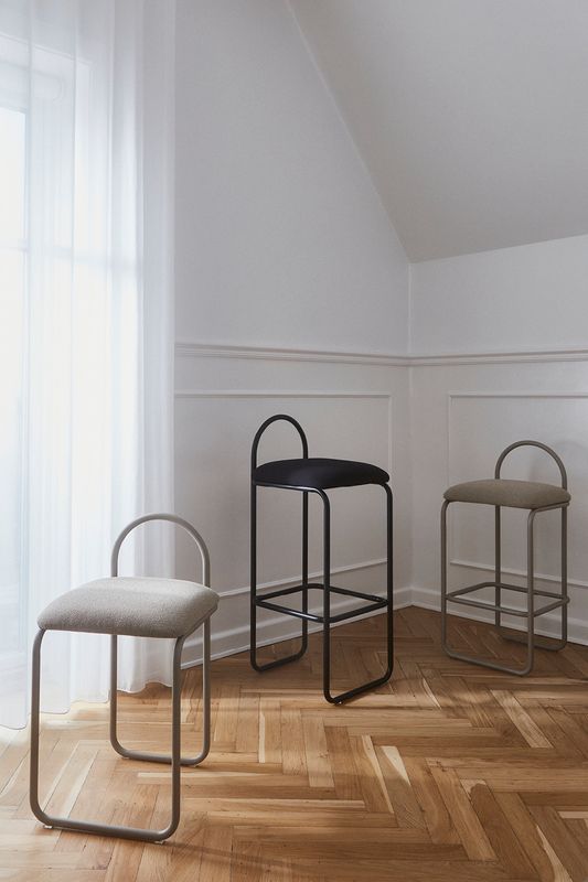 AYTM Angui Barstol Anthracite 37x92.5 cm