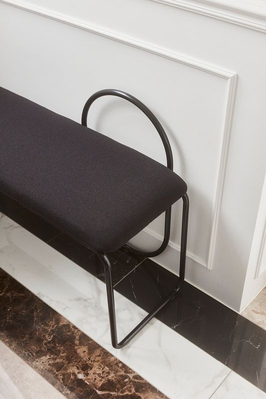 AYTM Angui Bänk Anthracite 110x68 cm