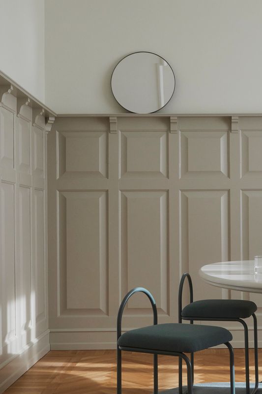 AYTM Circum Spegel Klar, Taupe Ø70 cm