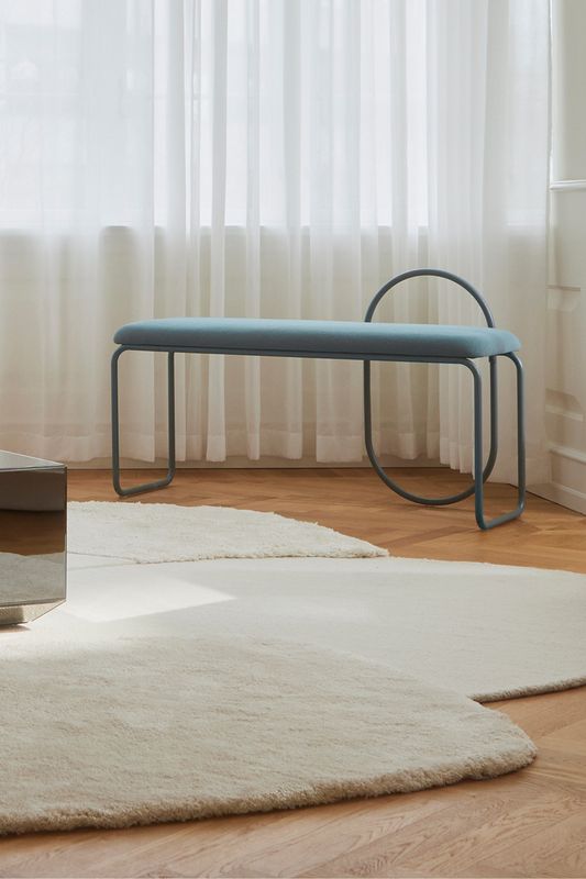 AYTM Angui Bänk Dusty Blue 110x68 cm