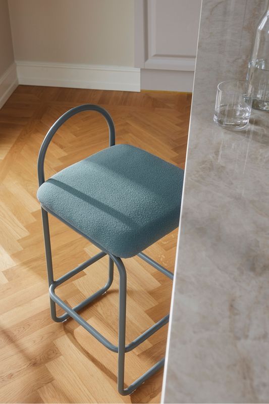 AYTM Angui Barstol Dusty Blue 37x82.5 cm
