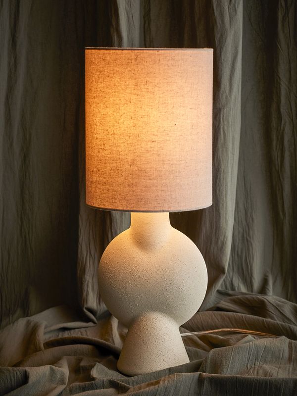 Bloomingville Sergio Bordslampa, Natur, Stengods, Ø21xH55 cm