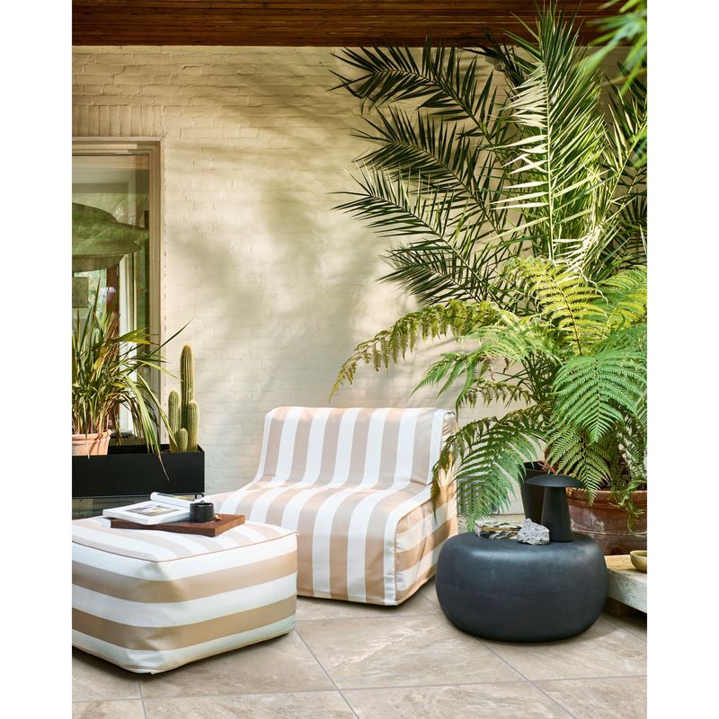 vtwonen Pebble Sidobord Antracit 31x65x49