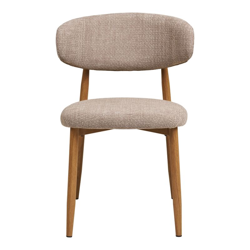 House Nordic Levanto Matstol Sand / Naturell 2-pack