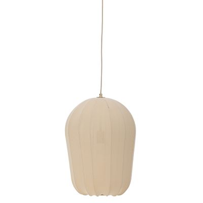 Bloomingville Naluna Taklampa, Natur, Polyester, Ø42xH50 cm