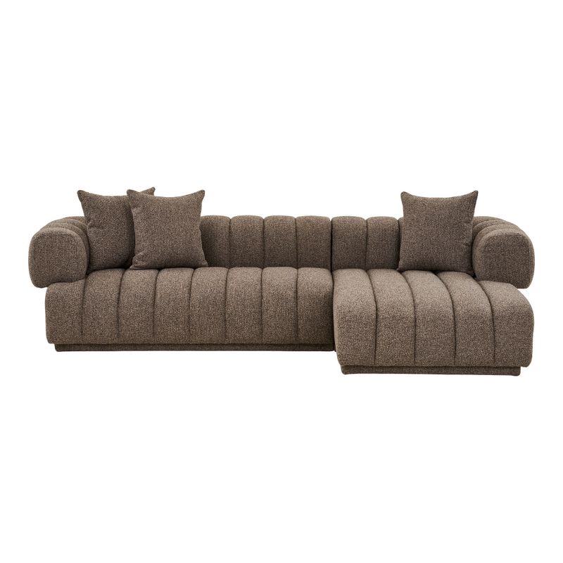 House Nordic Aurora loungesoffa Brun 104/160x293x68 cm
