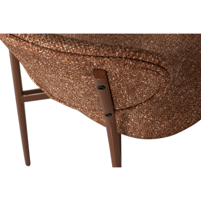 WOOOD Valor Matstol Brun 2 st