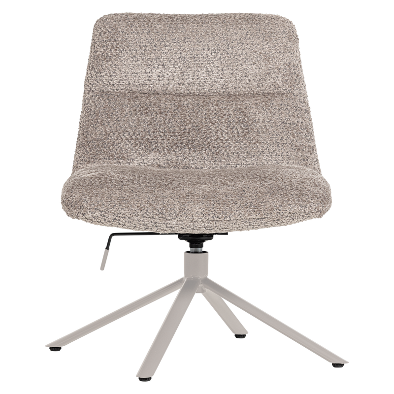 WOOOD Soren Justerbar Swivel Fåtölj i Ullig Grå