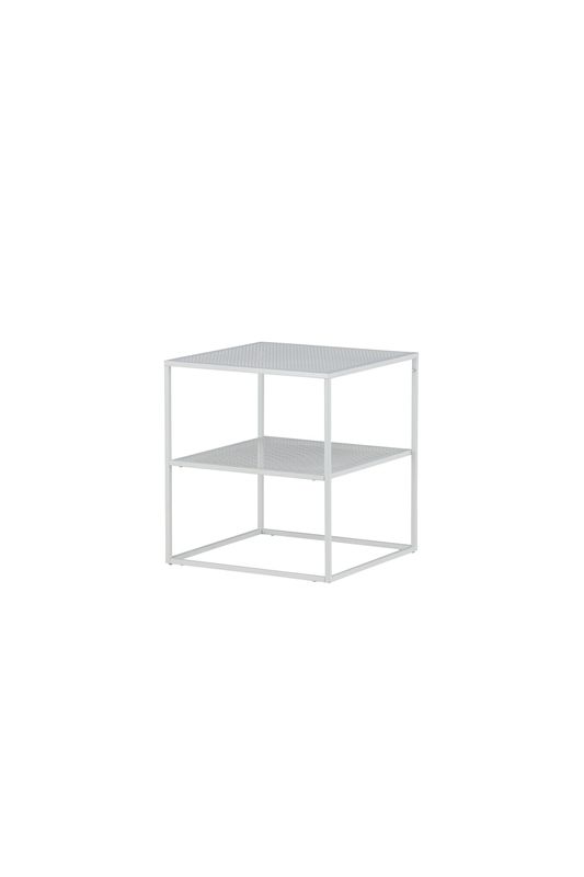 Venture Home Netz Sidobord i Vit Stål