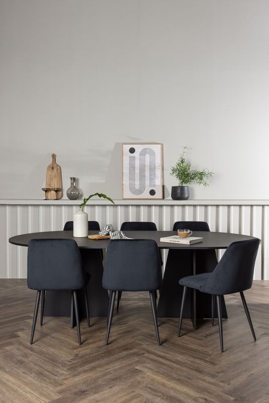 Venture Home Matgrupp Bootcut med stolarna Night