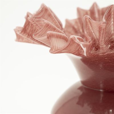 By Boo Bae - Burgundy Röd Glasvas