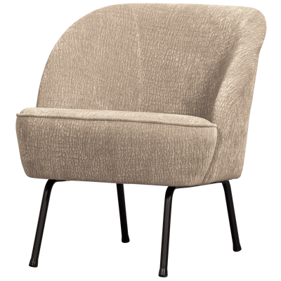 WOOOD Vogue Fåtölj i 3D Chenille Sand