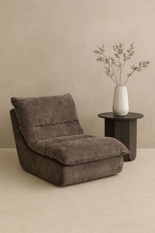 Venture Home Selar Loungefåtölj i Brun Sammet