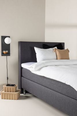 Venture Home Kontinentalsäng Toledo - Mörkgrå