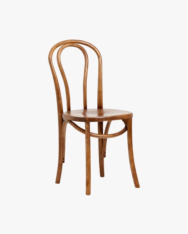 Nordal BISTRO stol i brun trä