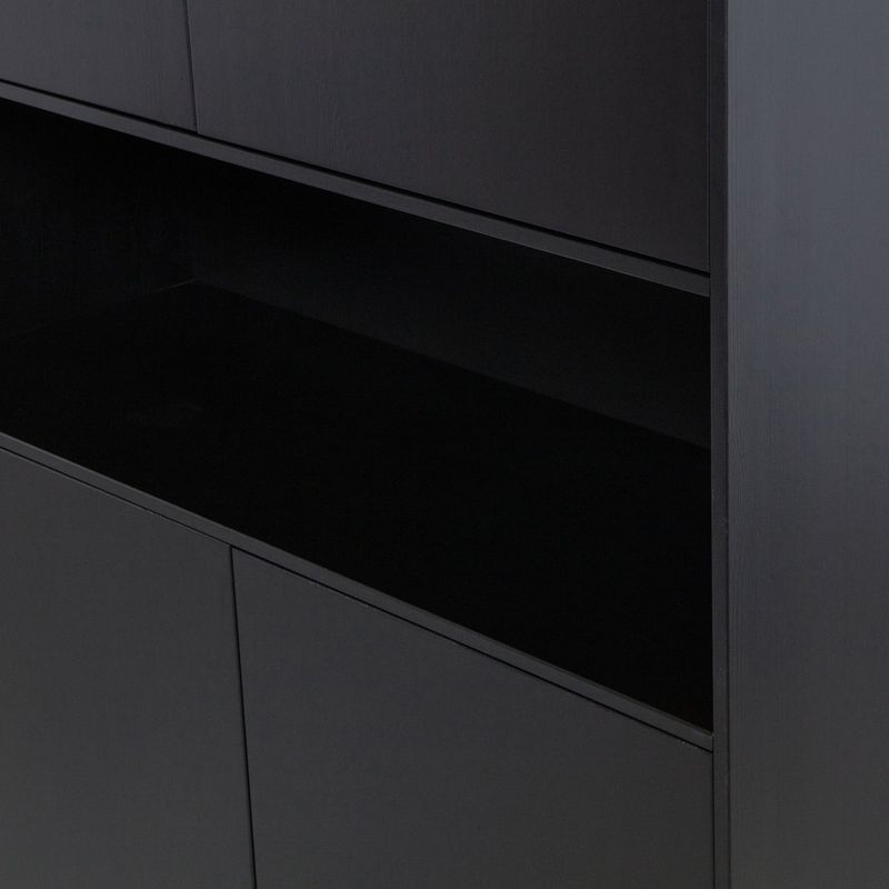 WOOOD FINCA Förvaringsskåp 110 cm Djup Svart