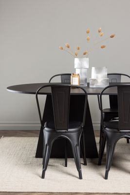 Venture Home Matbord Bootcut Oval med Stolar Tempe