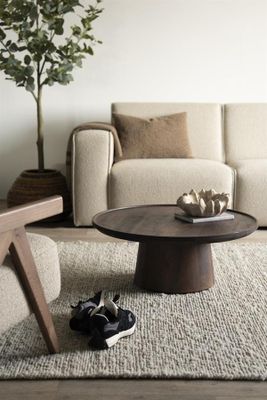Eleonora Soffbord Ron 80x32 - Brun Svart