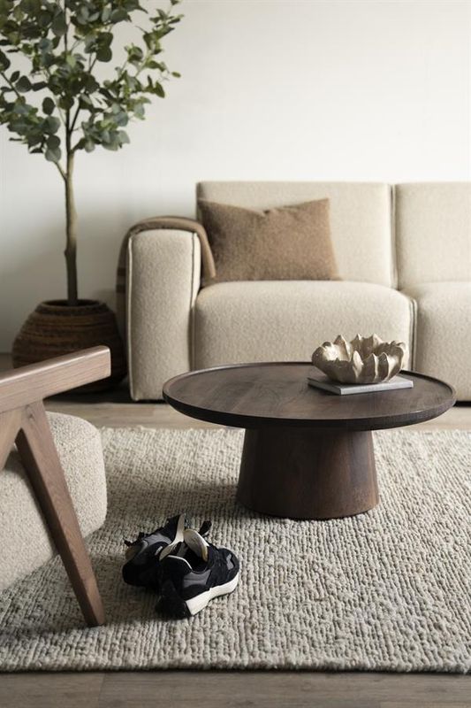 Eleonora Soffbord Ron 80x32 - Brun Svart