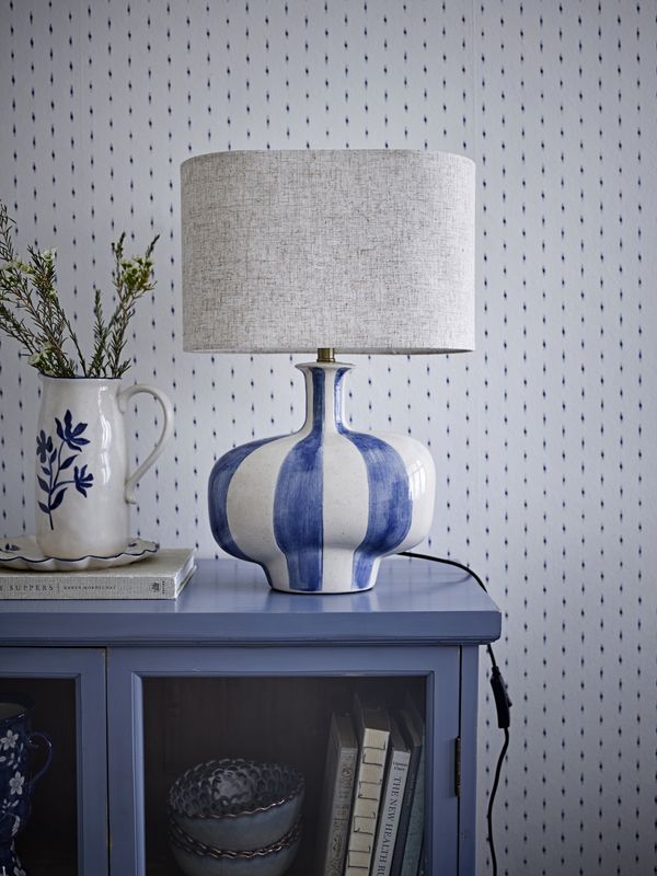 Bloomingville Hazem Skåp, Blå, Gran, L80xH80xW35 cm