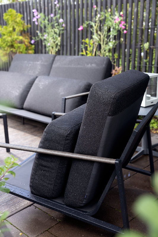 Brafab Lyra soffa Svart / Teddy black