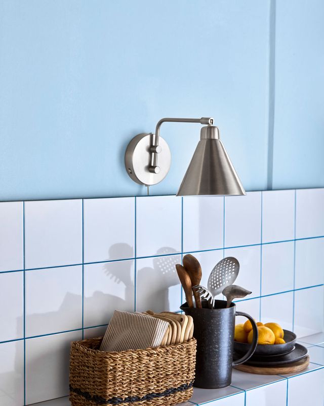 House Doctor Game Vägglampa Borstat silverfärg