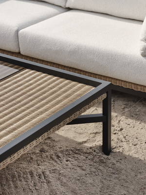 Brafab Shell Soffa Teddy Rice/Black