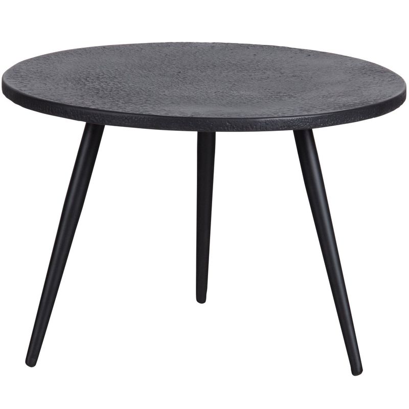 WOOOD Suze Sidobord i Trä/Metall – Svart, Set om 2