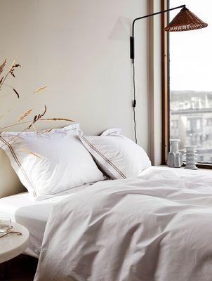 Høie Paris påslakanset vit 220x220 cm 3 delar