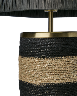 Affari of Sweden LANDO Bordslampa, Svart/Natur