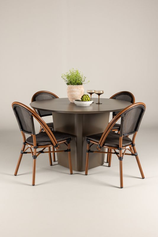 Venture Home Santa Fe Rund Matgrupp