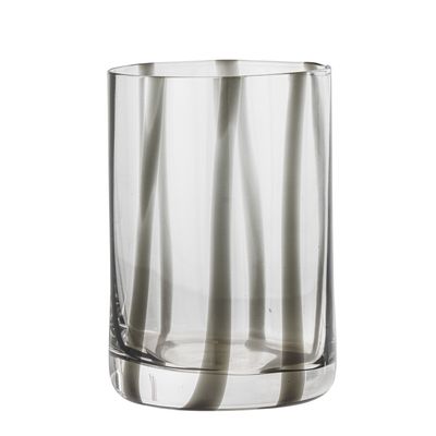 Bloomingville Silja Dricksglas, Svart, Glas - 6-pack