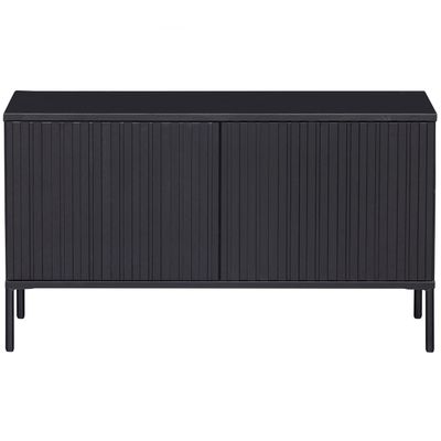 WOOOD NEW GRAVURE TV-bänk 100 cm i svart furu