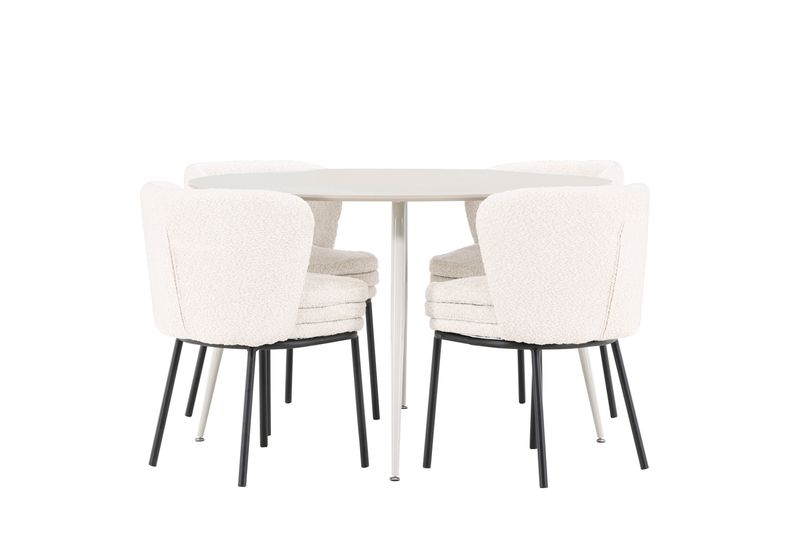 Venture Home Plaza Matbord med Agnes Matstol