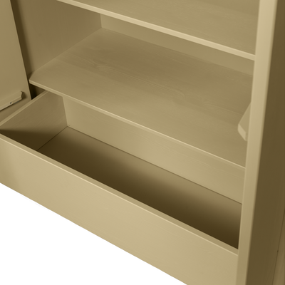 WOOOD BASU Förvaringsskåp i Mossgrön Furu [FSC]