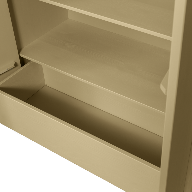 WOOOD BASU Förvaringsskåp i Mossgrön Furu [FSC]