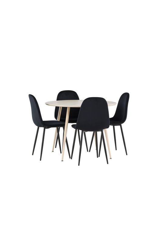 Venture Home Plaza Matbord med Polar Matstol