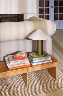 Hübsch Poppy Matta Stor Grå/Vit 200x300cm