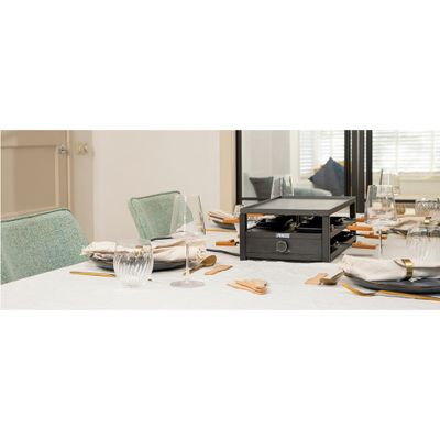 Princess Raclette 162655  Black Steel Raclette för 8pers.