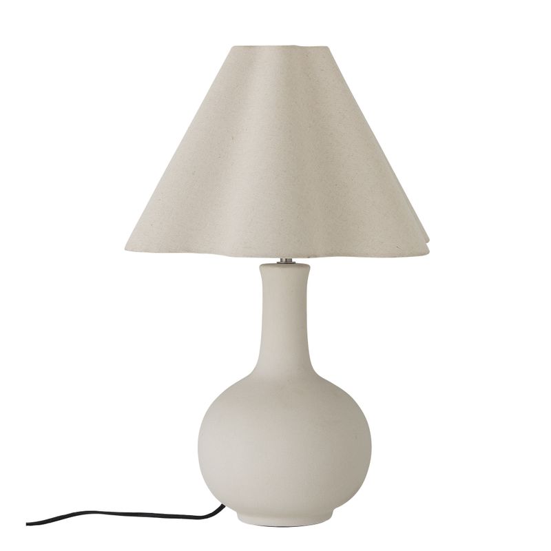 Bloomingville Heide Bordslampa, Vit, Stengods, Ø42xH60 cm