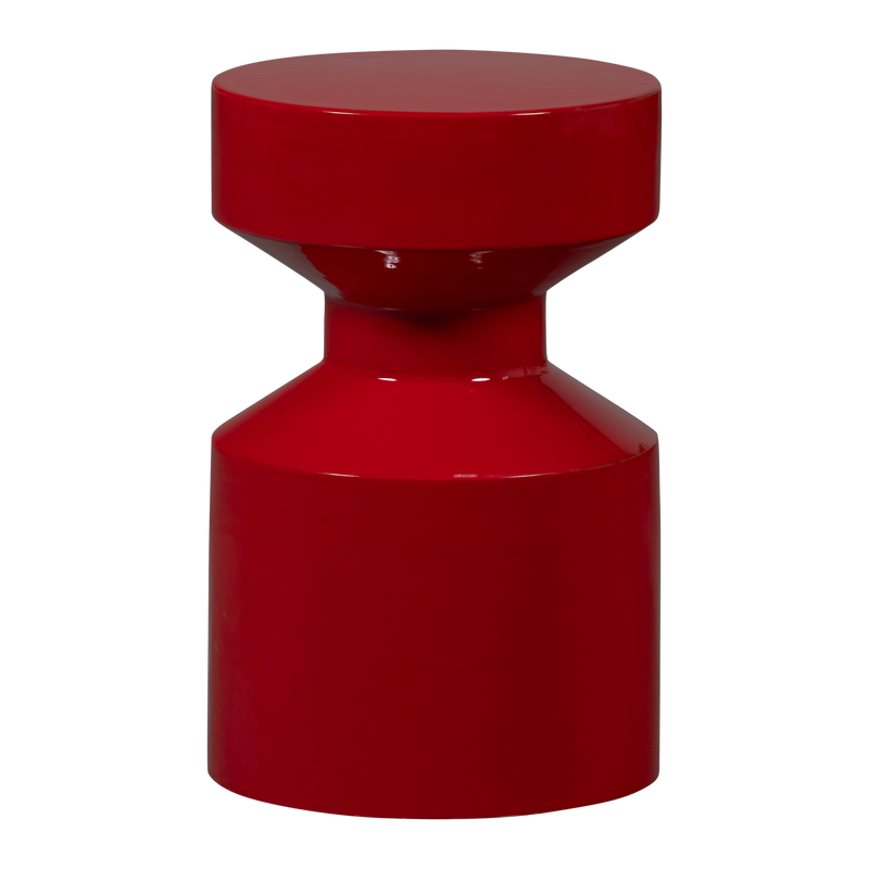 WOOOD FERRY Sidobord Metall Röd