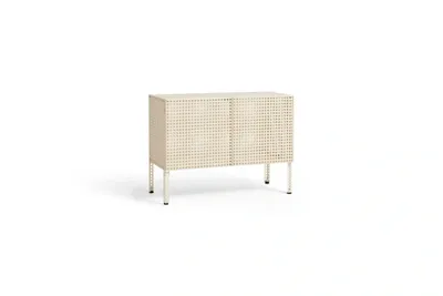HAY Perforated Cabinet skåp Eggshell, small