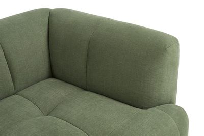 HAY Quilton soffa 2-sits Linara 100-Tarragon, 214 cm