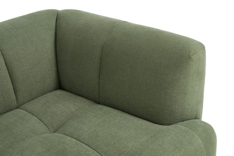 HAY Quilton soffa 2-sits Linara 100-Tarragon, 214 cm