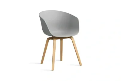 HAY About A Chair 22 stol Concrete grey/Oak