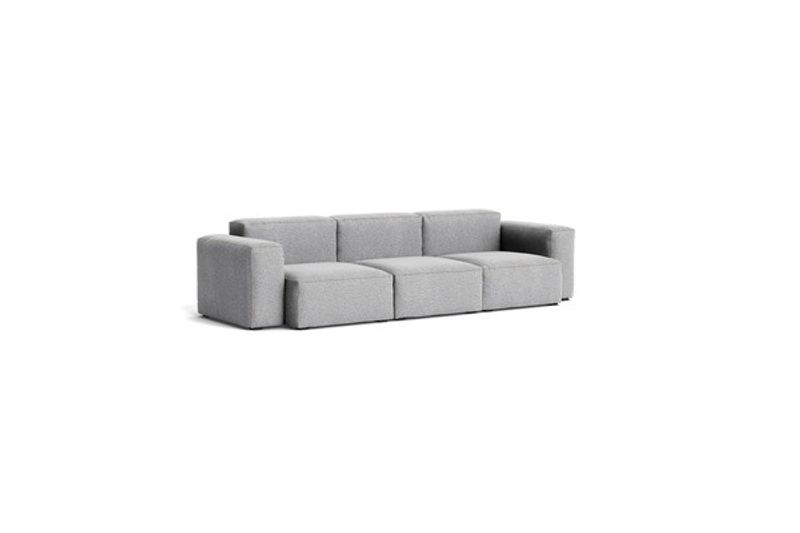 HAY Mags Soft Low Armrest soffa 3-sits kombination 1, Hallingdal 130