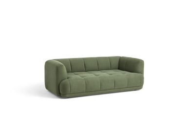 HAY Quilton soffa 2-sits Linara 100-Tarragon, 214 cm
