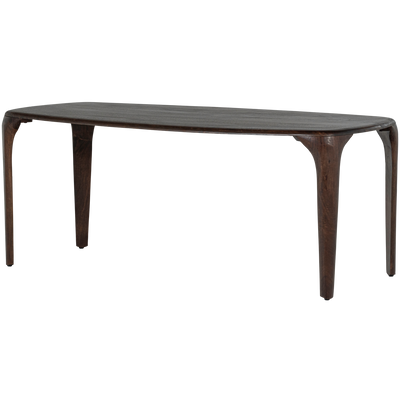 WOOOD Fiore Matbord i Mangoträ, Mörkbrun, 190x95 cm