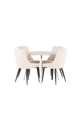 Venture Home Plaza Matbord med Leone Matstol