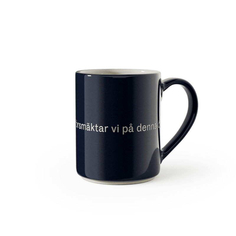 Design House Stockholm Astrid Lindgren mugg "Utan snus i två dagar" Nr. 12